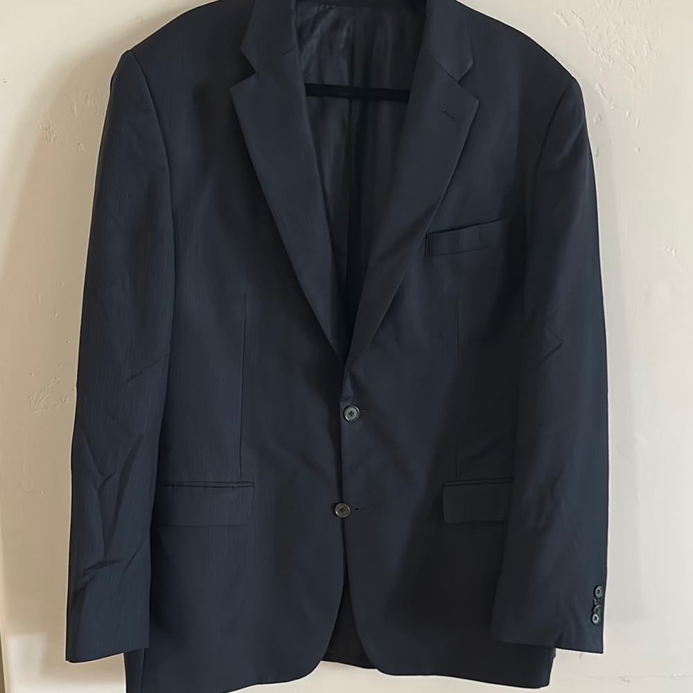 John Varvatos Black Suit Timeless Elegance size 46